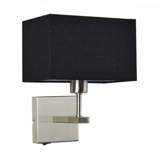 Wall Lamp Black Norte ITALUX-WL-1122-1-A-SN-RC-BL