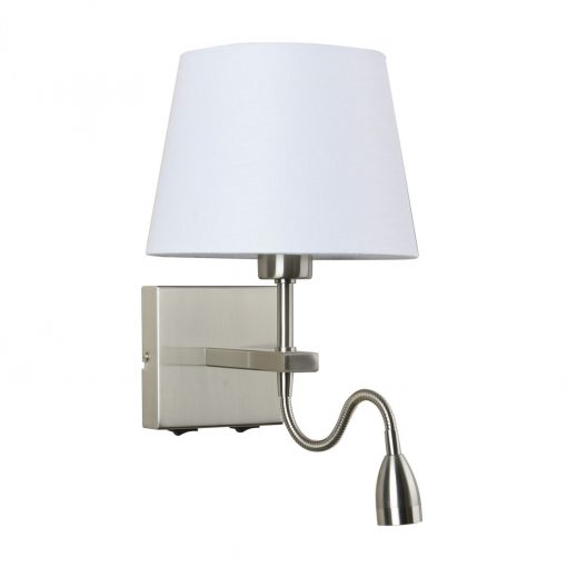 Wall Lamp White Norte ITALUX-WL-1122-2-BL-SN-RO-WH