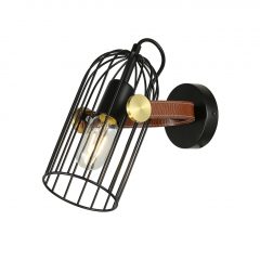 Wall Lamp Black Antoin ITALUX-WL-2445-1-BK