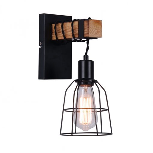 Wall Lamp Black Ponte ITALUX-WL-4290-1-L