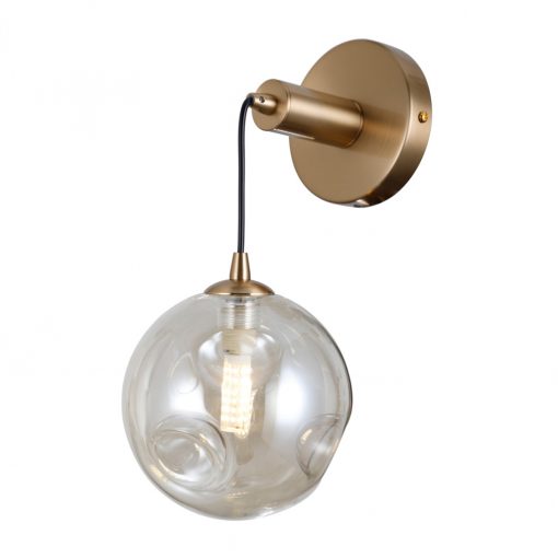 Wall Lamp Copper Perlos ITALUX-WL-54456-1-HB-AMB