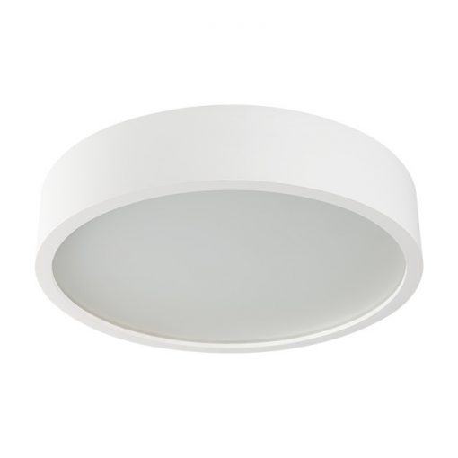 Ceiling Lamp Matt White JASMIN (glass shade with wooden frame) KANLUX-23127