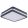 Outdoor Ceiling Lamp Graphite BENO LED 24W KANLUX 33343