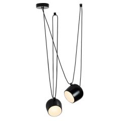   KH-23MD20502-A-200-2 EYE Black Pendant LED 2* 7W 3000K 1200 LM IP20