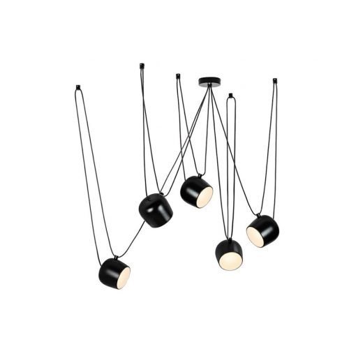 KH-23MD20502-A-200-5 EYE Black Pendant LED 5* 7W 3000K 1800 LM IP20