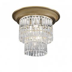 Ceiling Lamp Bronu MILORD CRYSTAL KOLARZ 0346-14S-4