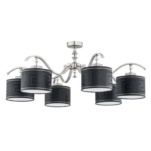 Ceiling Lamp Nickel AVERNO KUTEK AVE-PL-6-NA