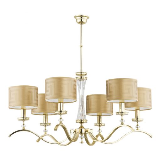 Chandelier Gold AVERNO KUTEK AVE-ZW-6-ZA