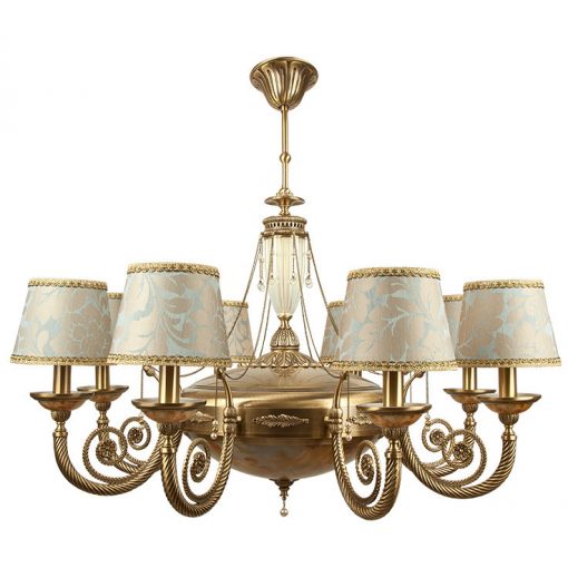 Chandelier Patina BIBIONE KUTEK BIB-ZW-8-PA-SR