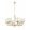 Chandelier Matt Gold MERANO KUTEK MER-ZW-6-ZM