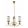 Chandelier Patina RUTA KUTEK RUT-ZW-3-P-KL-TRANSPARENT