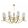 Chandelier Gold RUTA KUTEK RUT-ZW-8-Z-KL-TRANSPARENT