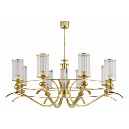 Chandelier Gold RUTA KUTEK RUT-ZW-8-Z-KL-TRANSPARENT