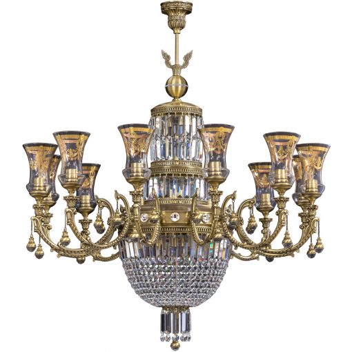 Chandelier Patina SIENNA KUTEK SIE-ZW-12-P