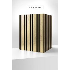 LAMELIO MILO Golden Lamella Wall Panel