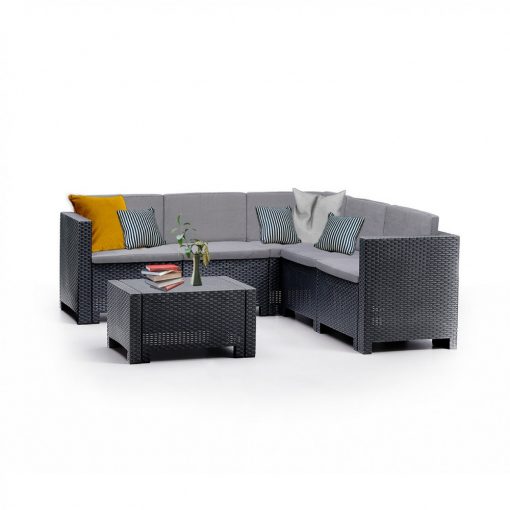 City corner garden furniture set