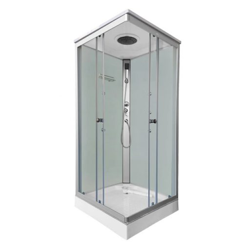 Valerie 90x90 cm square hydromassage shower cabin