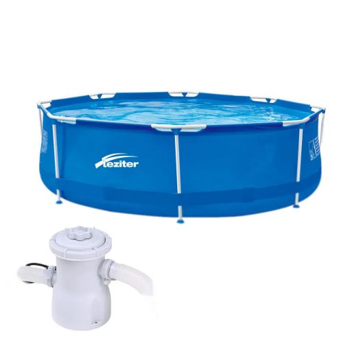 Leziter metal frame pool set 01 300 x 76 cm