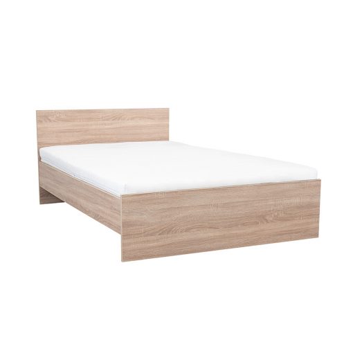 Miami double bed without bed linen holder 140x200 cm sonoma oak-sonoma oak