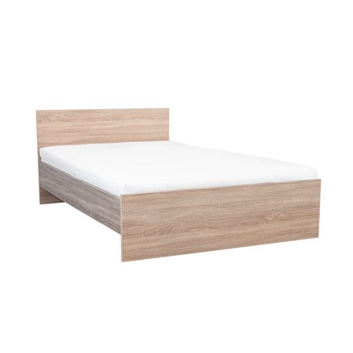 Miami double bed without bed linen holder 140x200 cm sonoma oak-yorky oak