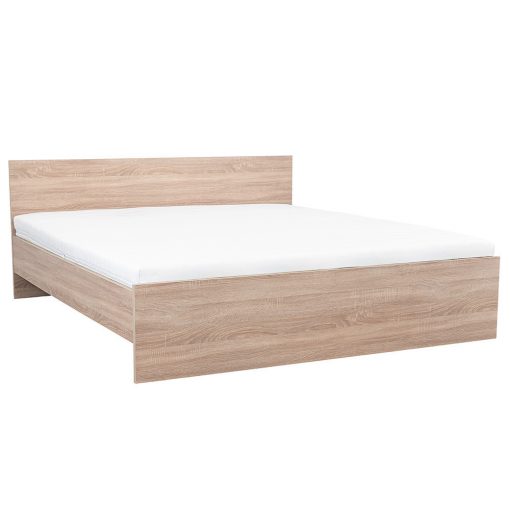 Miami double bed without bed linen holder 180x200 cm sonoma oak-sonoma oak