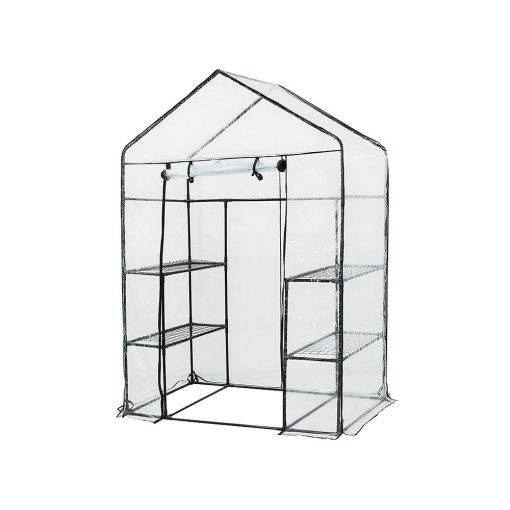 Balcony greenhouse 70x140x200 cm transparent