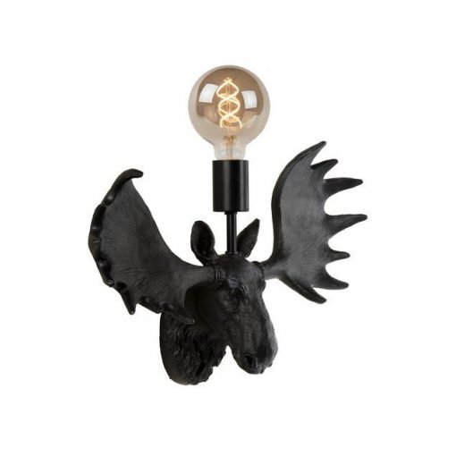 Wall Lamp Black EXTRAVAGANZA MOOSE LUCIDE 47209-01-30