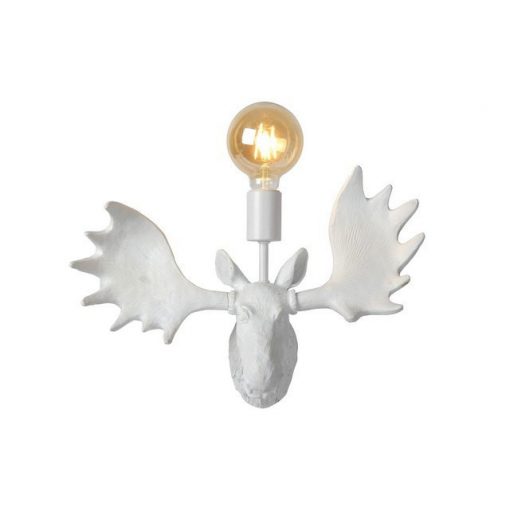 Wall Lamp White EXTRAVAGANZA MOOSE LUCIDE 47209-01-31