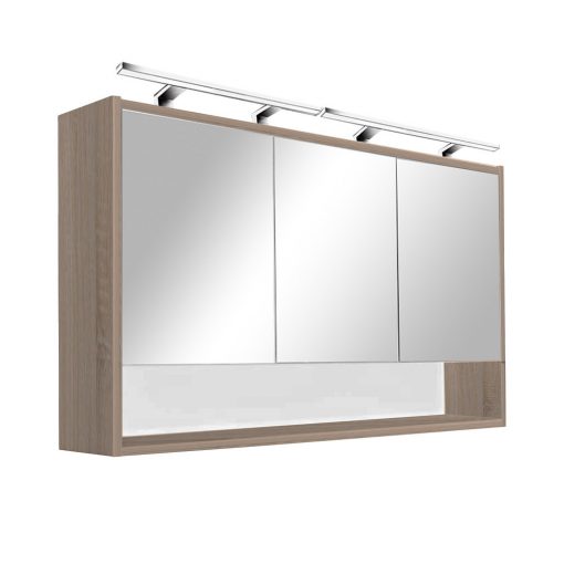 Luna 120 upper mirror cabinet, Rauna szil