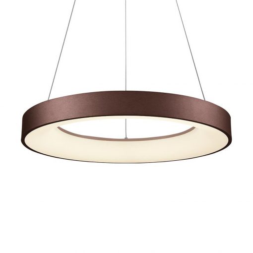 LUXERA-18407 GENTIS BROWN PENDANT 55W 4000K 8100LM IP20