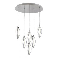 Ceiling Lamp Chrome ZONDA LUXERA 61305