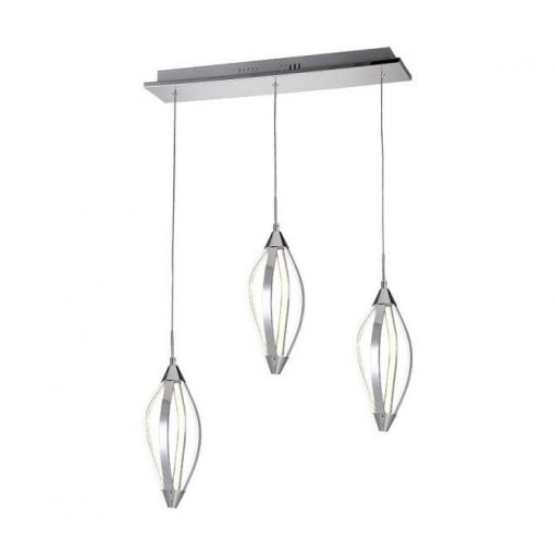 Ceiling Lamp Chrome LUXERA 61306