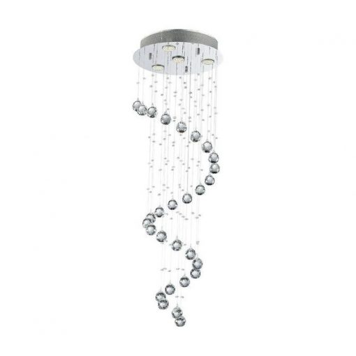 Ceiling Lamp Chrome COIL LUXERA 62410