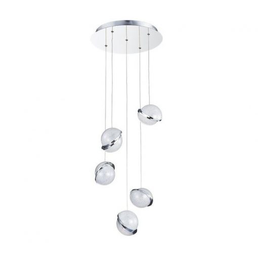 Ceiling Lamp Chrome MALCOLM LUXERA 62432