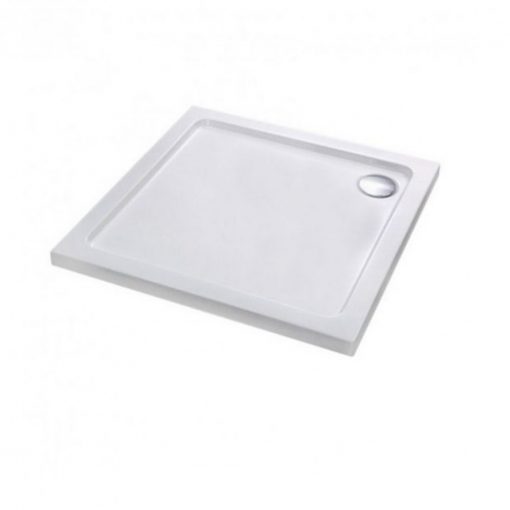 Modena Slim square low acrylic shower tray 80x80 cm