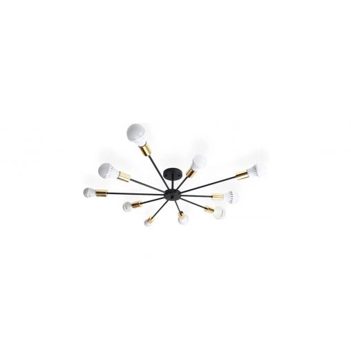 Ceiling lamp brown-gold Pradise MORETTI-APP503-10C