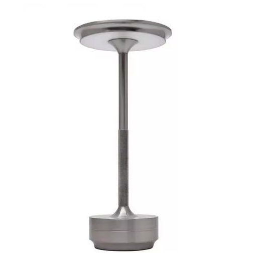 MORETTI-KD-LTL-ALR13-SILVER RECHARGEABLE TABLE LAMP 1x5W 2700-6500 K IP30