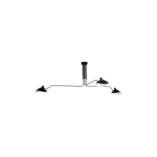 MORETTI MO5339 REACH Black Ceiling Lamp 3xE27 60W IP20