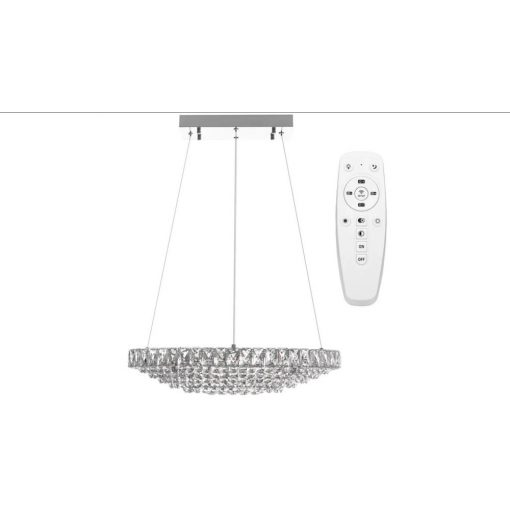 MORETTI MO6394 OVAL Chrome Pendant 148W LED 3000-4000-6000K IP20