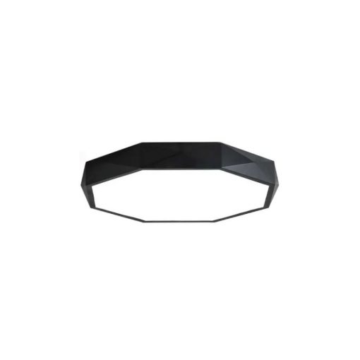 MORETTI MO6629 POLYGON Black Ceiling Lamp 3xE27 60W IP20