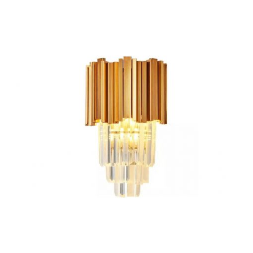 MORETTI MO7507 QUEEN Golden Wall Lamp 1xE14 40W IP20