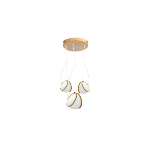 MORETTI MO7599 ZIG Gold Color Pendant 3xE14 60W IP20