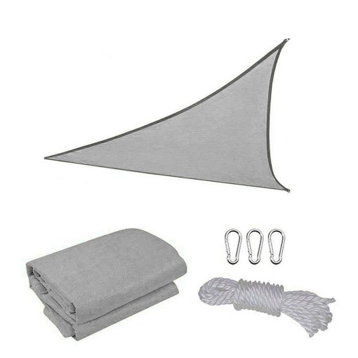 Rana sun sail triangular 3x3x3 m grey