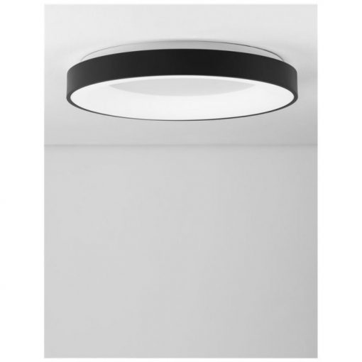 Ceiling Lamp Black RANDO THIN NOVA LUCE 9353851