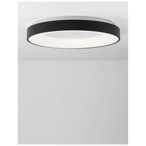 Ceiling Lamp Black RANDO THIN NOVA LUCE 9353853