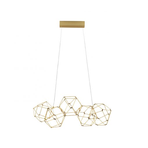 Pendant Gold NEBULA NOVA LUCE 9695211