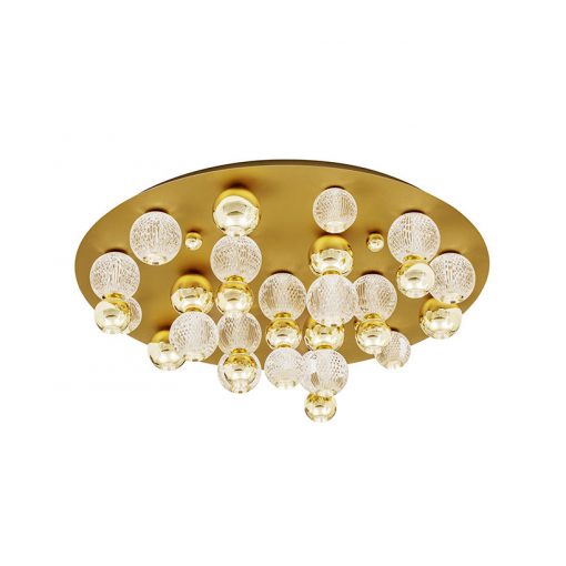 Ceiling Lamp Gold BRILLE NOVA LUCE 9695700