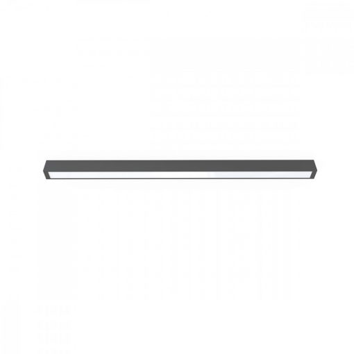 Ceiling Lamp Graphite STRAIGHT CEILING LED NOWODVORSKI 7551