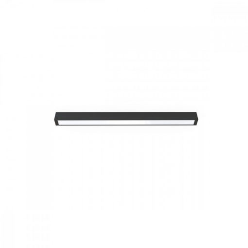 Ceiling Lamp Black STRAIGHT CEILING LED NOWODVORSKI 7598