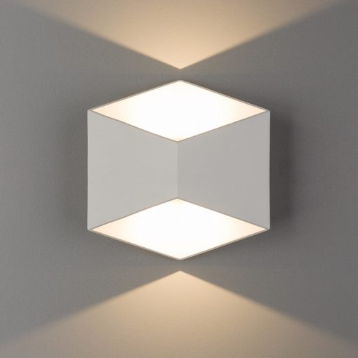 Outdoor Wall Lamp White TRIANGLES NOWODVORSKI 8143